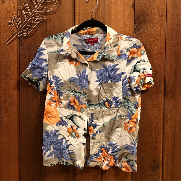Floral Button Down Shirt - Picture 1 of 2